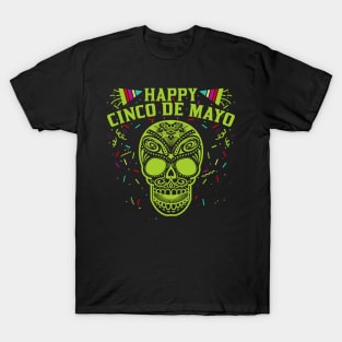 Cinco de Mayo Skull T-Shirt